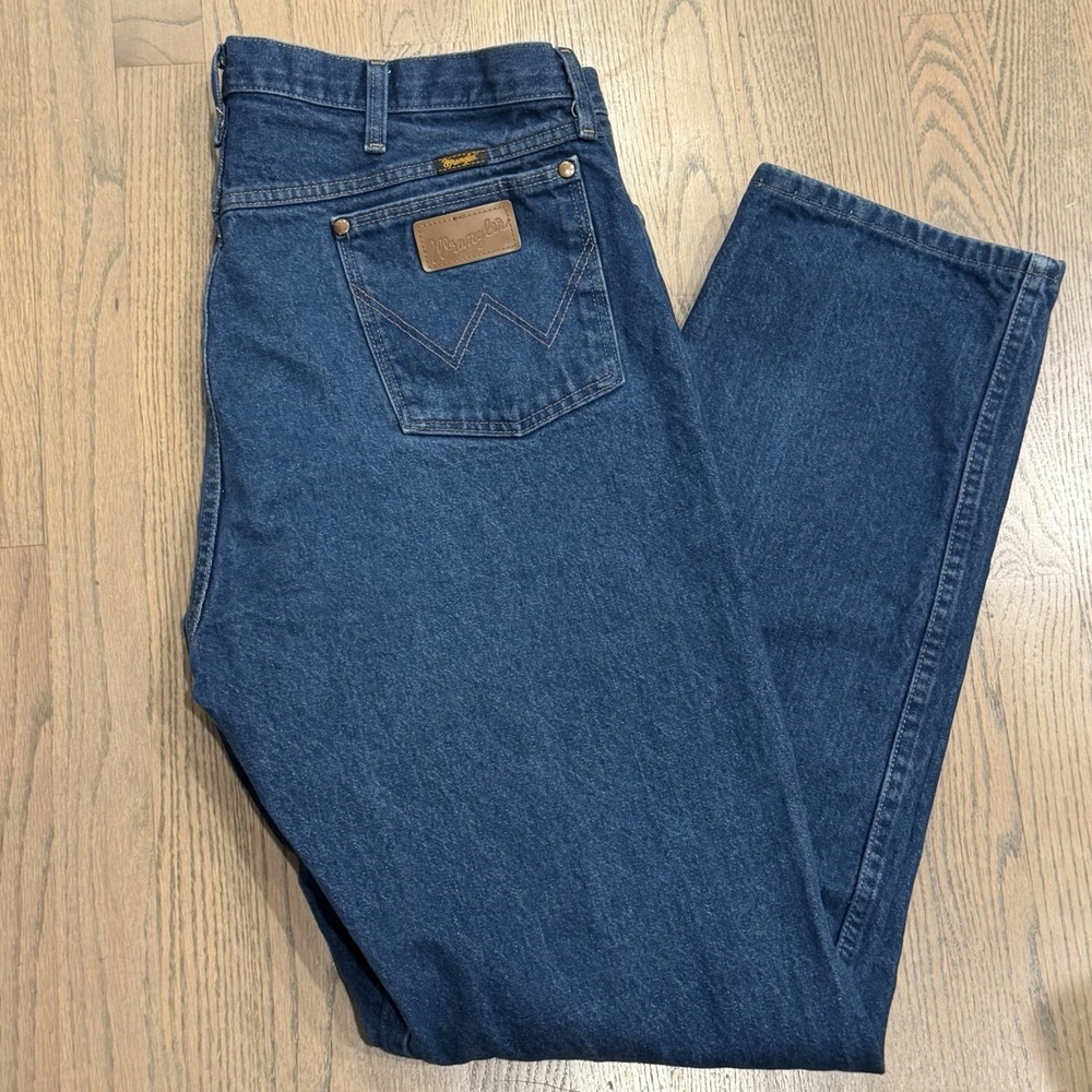 Wrangler Original Fit Cowboy Cut Jeans Mens 40 X 34 Vtg Denim Workwear 13MWZPW‎